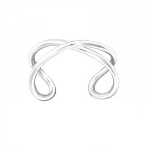 Melle ear cuff zilver