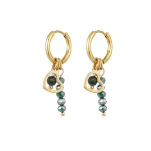 Camille Jade oorbellen goud