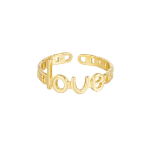 Love ring goud