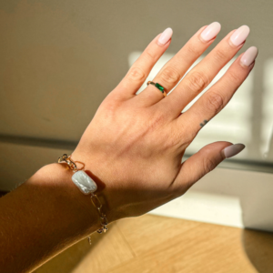 Yara Emerald ring goud