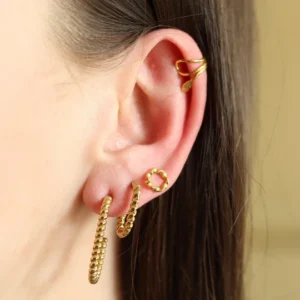 Dila ear cuff goud