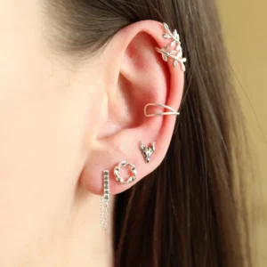 Sam oorbellen zilver