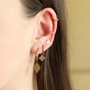Melle ear cuff goud