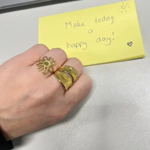 Sanne ring goud